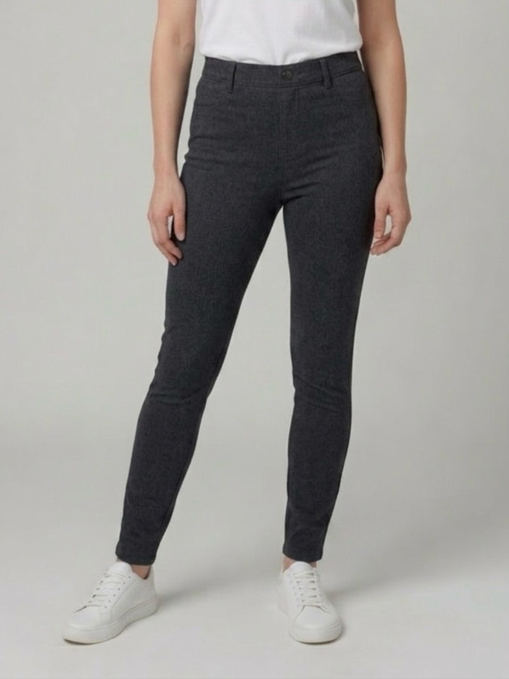 Black Stretch Slim Fit Dress Pants Size 12 Like New